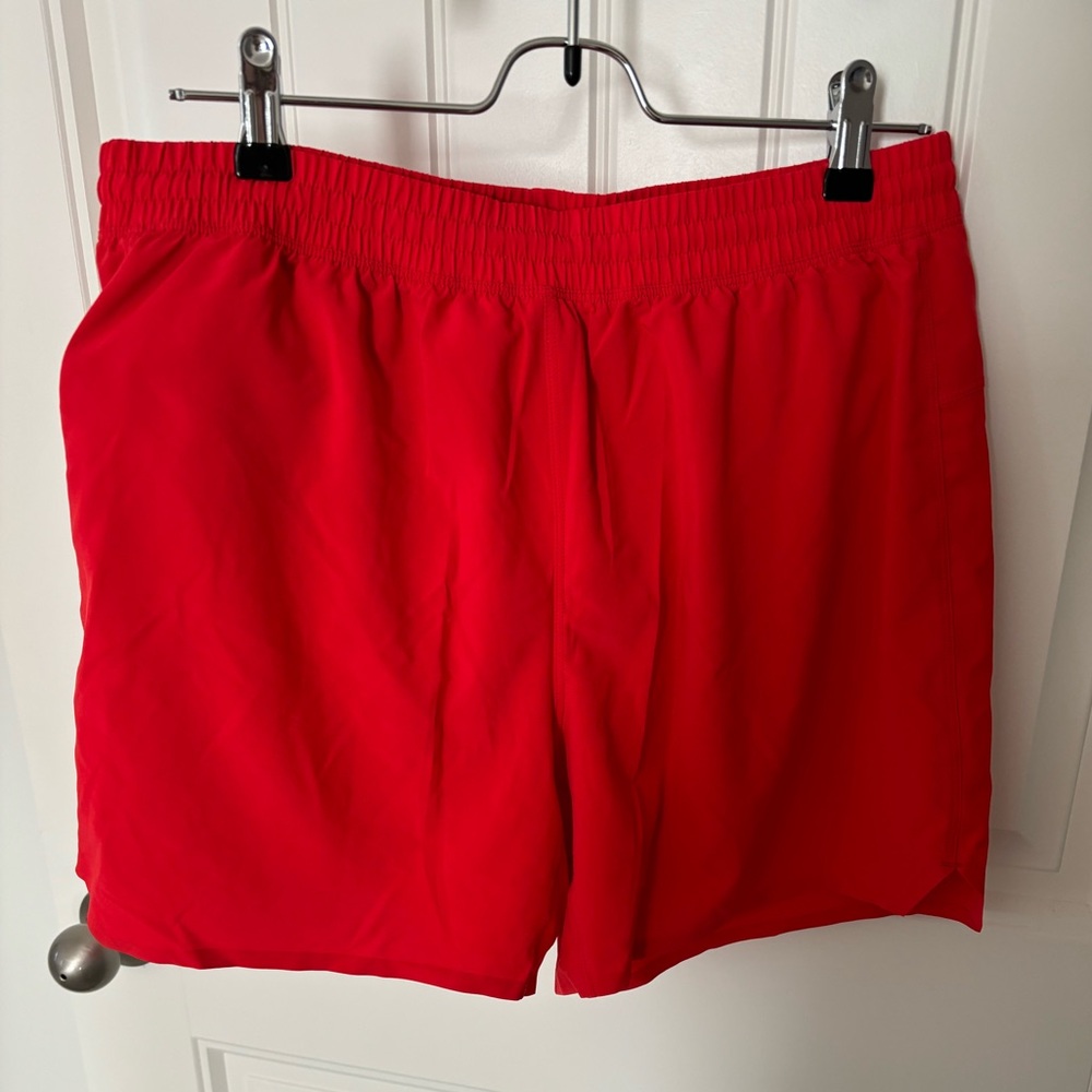 All in Motion Men’s Red Running Shorts